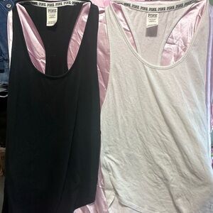 Victoria's Secret Black and White Tank Tops